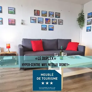 Appartement Le Duplex - Hyper Centre - Gare - Wifi - Netflix - + France